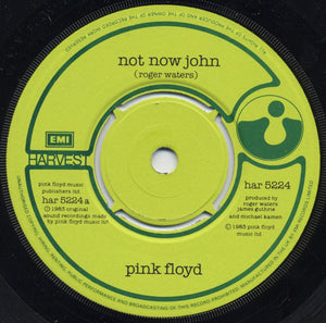 Pink Floyd : Not Now John (7", Single, Pus)