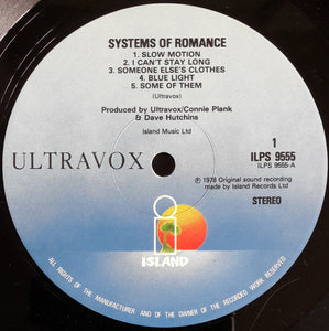Ultravox : Systems Of Romance (LP, Album, Blu)