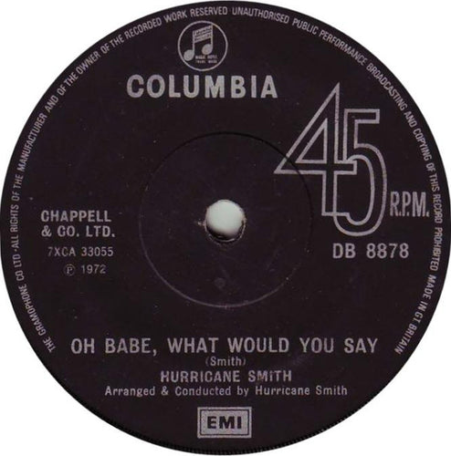 Hurricane Smith : Oh Babe, What Would You Say (7