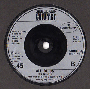 Big Country : In A Big Country (7", Single, Sil)