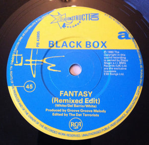 Black Box : Fantasy Remixed (7", Single, Pap)