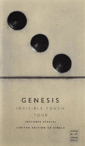 Genesis : Invisible Touch Tour (VHS, Ltd, PAL + CD, Mini, Single, Ltd, Promo)
