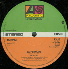 Load image into Gallery viewer, Herbie Mann : Superman (12&quot;, Single)
