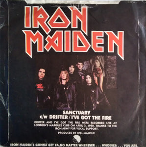 Iron Maiden : Sanctuary (7", Single)