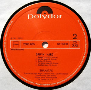 Shakatak : Drivin' Hard (LP, Album)