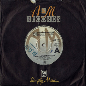 Andy Fairweather-Low : Wide Eyed And Legless (7", Single, Sol)