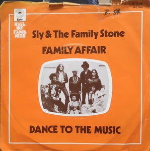 Sly & The Family Stone : Family Affair / Dance To The Music (7", Pic)