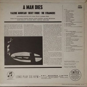 Valerie Mountain, Ricky Forde, The Strangers (31) : A Man Dies (LP, Album, Mono, RP)