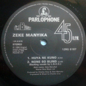 Zeke Manyika : Bible Belt (12", Single)