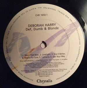 Deborah Harry : Def, Dumb & Blonde (LP, Album)