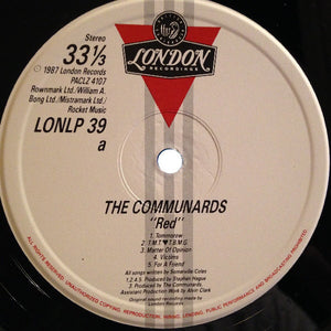 The Communards : Red (LP, Album, Whi)