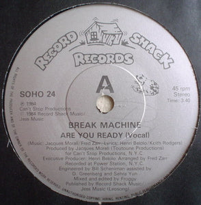 Break Machine : Are You Ready (7", Single)