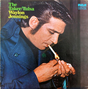 Waylon Jennings : The Taker / Tulsa (LP, Album, RE, Tan)