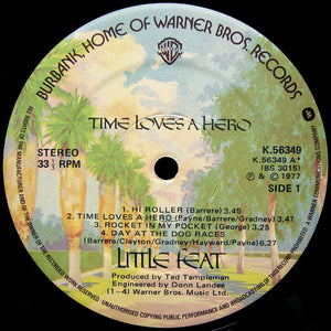 Little Feat : Time Loves A Hero (LP, Album)