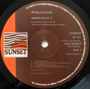 Amon Düül II : Phallus Dei (LP, Album, RE, RP)