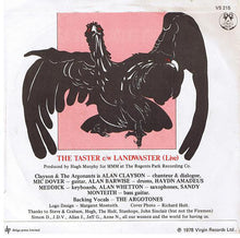 Load image into Gallery viewer, Clayson And The Argonauts : The Taster (7&quot;, Single)
