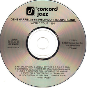 Gene Harris And  The Philip Morris Superband : World Tour 1990 (CD, Album)