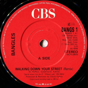 Bangles : Walking Down Your Street (7", Single)