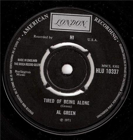Al Green : Tired Of Being Alone (7