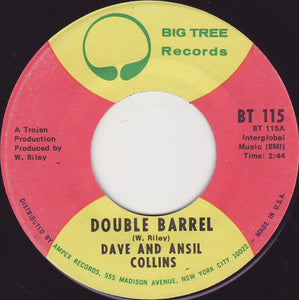 Dave And Ansil Collins* : Double Barrel (7", ARP)