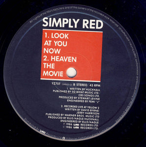 Simply Red : Open Up The Red Box (12", Single)
