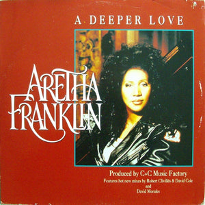 Aretha Franklin : A Deeper Love (12", Single)