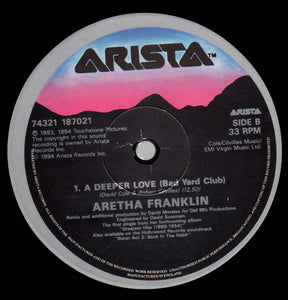 Aretha Franklin : A Deeper Love (12", Single)