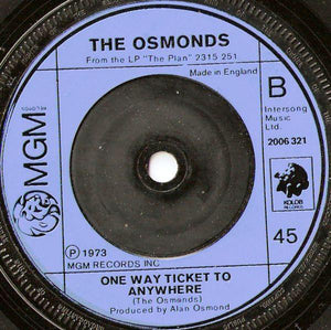 The Osmonds : Let Me In (7", Single, Sol)