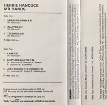 Load image into Gallery viewer, Herbie Hancock : Mr. Hands (Cass, Album, Dol)
