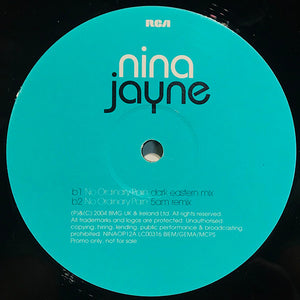 Nina Jayne : No Ordinary Pain (The Mixes) (12", Promo)