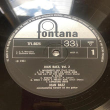 Load image into Gallery viewer, Joan Baez : Joan Baez Volume Two (LP, Album, Mono, RE)

