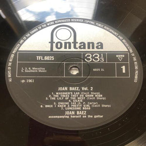Joan Baez : Joan Baez Volume Two (LP, Album, Mono, RE)