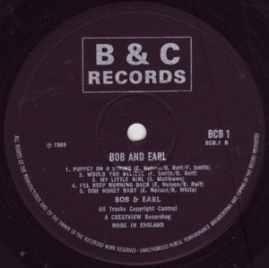 Bob & Earl : Bob & Earl (LP, Album)