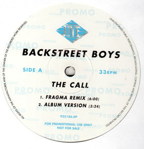 Backstreet Boys : The Call (12", Promo)