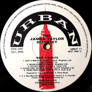 The James Taylor Quartet : Wait A Minute (LP, Album)