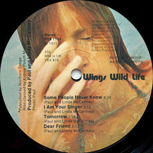 Load image into Gallery viewer, Wings (2) : Wild Life (LP, Album)
