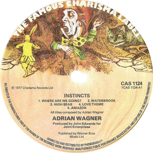 Adrian Wagner (2) : Instincts (LP, Album, Emb)