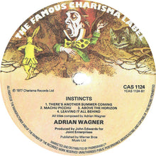 Load image into Gallery viewer, Adrian Wagner (2) : Instincts (LP, Album, Emb)
