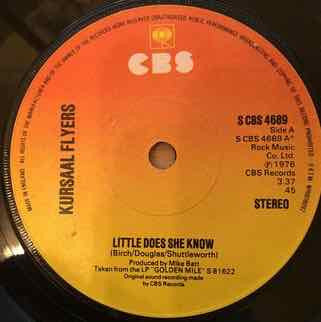 Kursaal Flyers : Little Does She Know (7