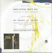 Load image into Gallery viewer, Vesta Williams : Once Bitten Twice Shy (7&quot;, Single, Sil)
