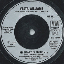 Load image into Gallery viewer, Vesta Williams : Once Bitten Twice Shy (7&quot;, Single, Sil)
