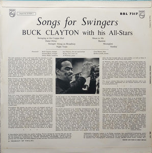 Buck Clayton With His All-Stars : Songs For Swingers (LP, Album, Mono)