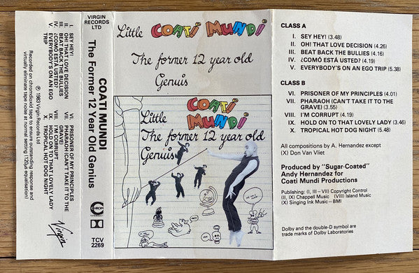 Coati Mundi : The Former 12 Year Old Genius      (Cass, Album)