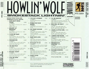 Howlin' Wolf : Smokestack Lightnin' Volume 1 (CD, Comp, RM)