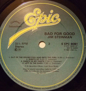Jim Steinman : Bad For Good (LP, Album + 7", EP, Single)