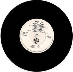 PiL* : This Is Not A Love Song (7", Single, Pap)