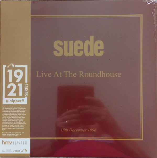 Suede : Live At The Roundhouse (15th December 1996) (LP, Album, Ltd, Num, Gol)