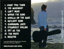 Load image into Gallery viewer, Gecko (15) : Songs In The Key Of Lizard (CD, Album)
