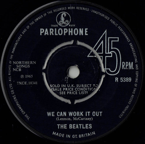 The Beatles : We Can Work It Out / Day Tripper (7