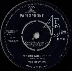 The Beatles : We Can Work It Out / Day Tripper (7", Single)